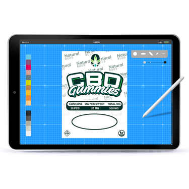 Edibles Label Design (Any Size / Shape) - Default Title