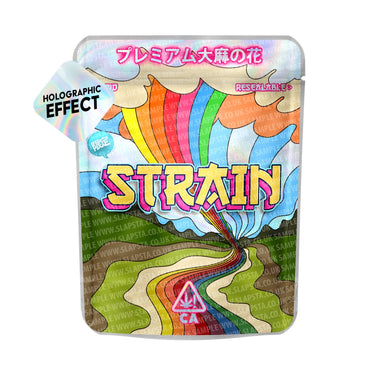 Editable Strain Bag SFX Mylar Pouches Pre - Labeled - 3.5g (1/8oz)