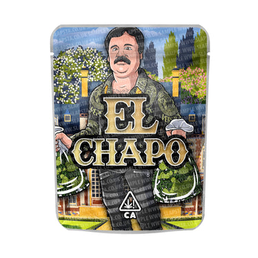El Chapo Mylar Pouches Pre - Labeled - 3.5g (1/8oz)