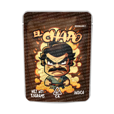 El Chapo Mylar Pouches Pre - Labeled - 3.5g (1/8oz)