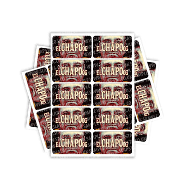 El Chapo OG Rectangle / Pre - Roll Labels - Pre - Roll (10.16cm x 6.7cm)