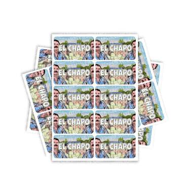 El Chapo Rectangle / Pre-Roll Labels - Pre-Roll (10.16cm x 6.7cm) / 10