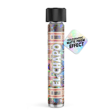 El Chapo SFX Glass Pre-Roll Tubes Labeled - 10pcs