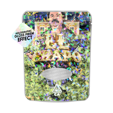 El Chapo SFX Mylar Pouches Pre - Labeled - 3.5g (1/8oz)