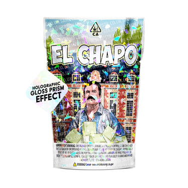 El Chapo SFX Mylar Pouches Pre - Labeled - 3.5g (1/8oz)
