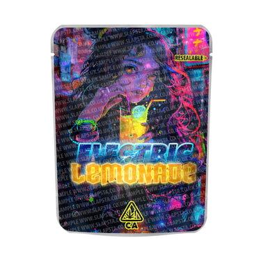 Electric Lemonade Mylar Pouches Pre - Labeled - 3.5g (1/8oz)