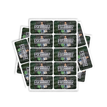 Esco Budz Rectangle / Pre - Roll Labels - Pre - Roll (10.16cm x 6.7cm)