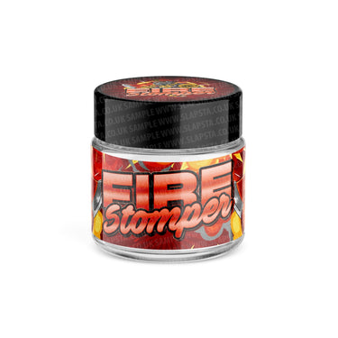 Fire Stomper Glass Jars Pre - Labeled - 3.5grams (1/8oz)