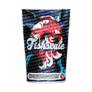 Fish Scale Mylar Pouches Pre - Labeled - 3.5g (1/8oz)