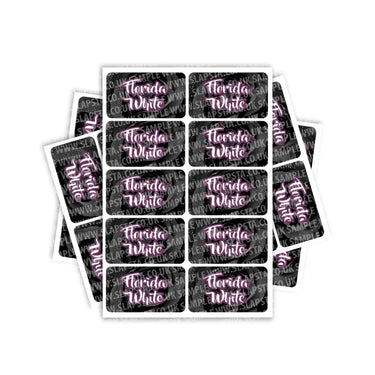 Florida White Rectangle / Pre-Roll Labels - Pre-Roll (10.16cm x 6.7cm) / 10