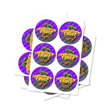 Forbidden Fruit Circular Stickers - 2.5cm