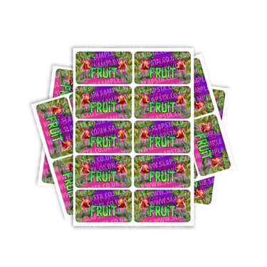 Forbidden Fruit Rectangle / Pre-Roll Labels - Pre-Roll (10.16cm x 6.7cm) / 10