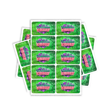 Forbidden Fruit Rectangle / Pre - Roll Labels - Pre - Roll (10.16cm x 6.7cm)