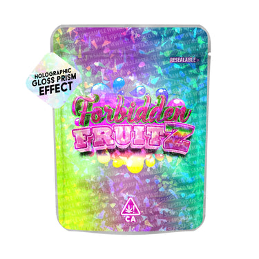 Forbidden Fruitz SFX Mylar Pouches Pre - Labeled - 3.5g (1/8oz)