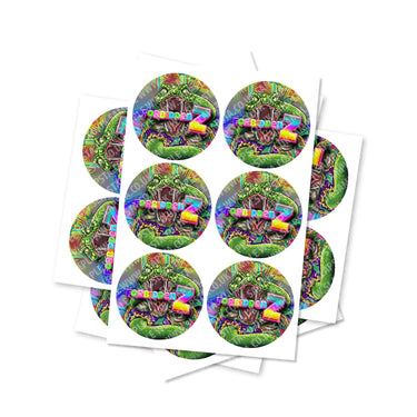 Forbidden Z Circular Stickers - 2.5cm