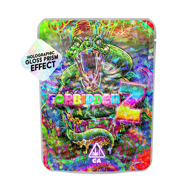 Forbidden Z SFX Mylar Pouches Pre - Labeled - 3.5g (1/8oz)