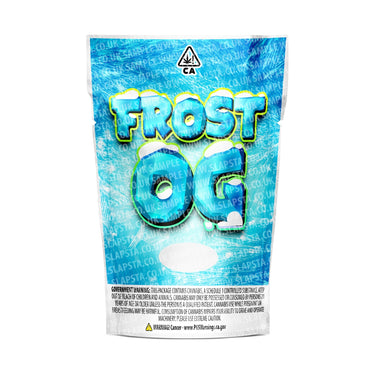 Frost OG Mylar Pouches Pre-Labeled - 3.5g (1/8oz) / No / 16pcs