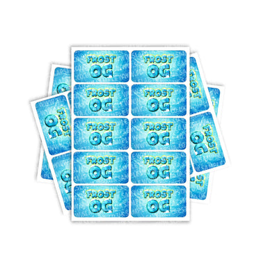Frost OG Rectangle / Pre-Roll Labels - Pre-Roll (10.16cm x 6.7cm) / 10