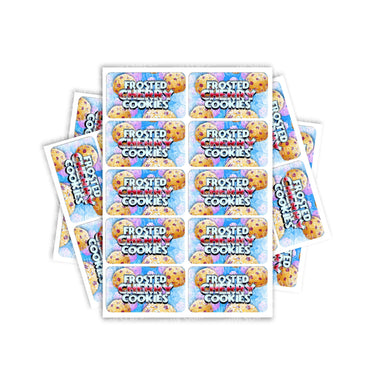Frosted Cherry Cookies Rectangle / Pre-Roll Labels - Pre-Roll (10.16cm x 6.7cm) / 10