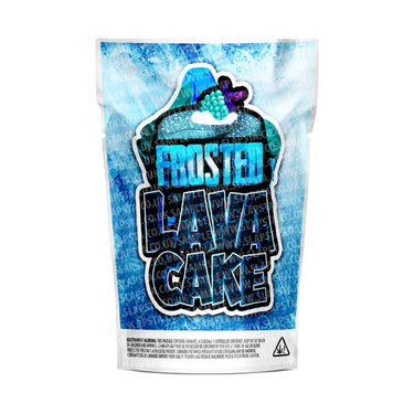 Frosted Lava Cake Mylar Pouches Pre-Labeled - 3.5g (1/8oz) / No / 16pcs