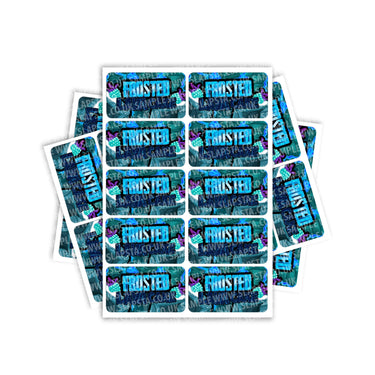 Frosted Lava Cake Rectangle / Pre-Roll Labels - Pre-Roll (10.16cm x 6.7cm) / 10