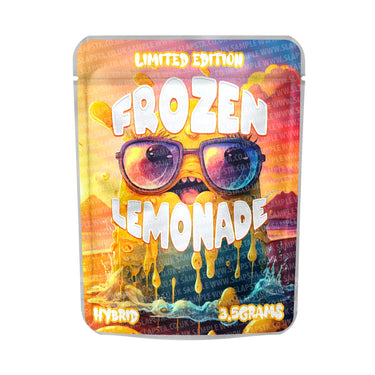 Frozen Lemonade Mylar Pouches Pre - Labeled - 3.5g (1/8oz)