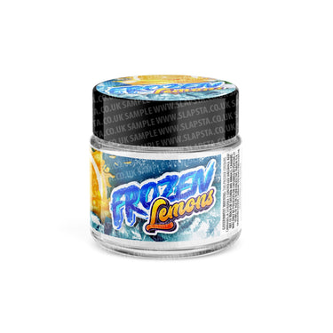 Frozen Lemons Glass Jars Pre - Labeled - 3.5grams (1/8oz)