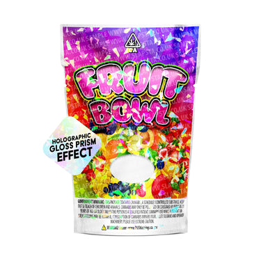 Fruit Bowl SFX Mylar Pouches Pre - Labeled - 3.5g (1/8oz)