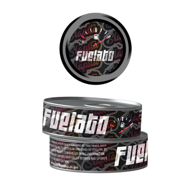 Fuelato Pre - Labeled 3.5g Self - Seal Tins - 60pcs