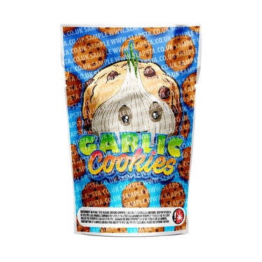 Garlic Cookies Mylar Pouches Pre-Labeled - 3.5g (1/8oz) / No / 16pcs