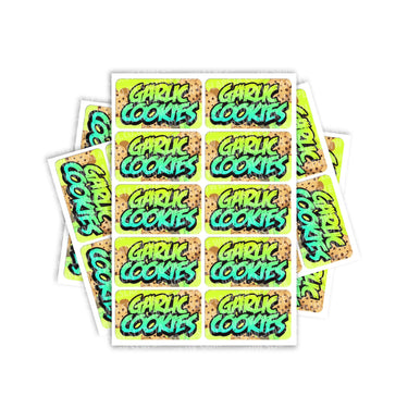 Garlic Cookies Rectangle / Pre-Roll Labels - Pre-Roll (10.16cm x 6.7cm) / 10