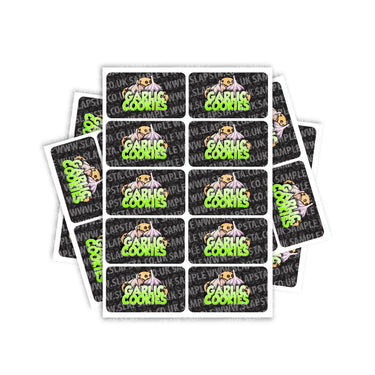Garlic Cookies Rectangle / Pre-Roll Labels - Pre-Roll (10.16cm x 6.7cm) / 10