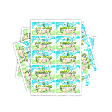 Garlicane Rectangle / Pre - Roll Labels - Pre - Roll (10.16cm x 6.7cm)