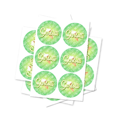 Garlotti Circular Stickers - 2.5cm