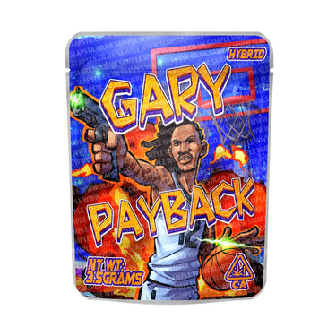 Gary Payback Mylar Pouches Pre - Labeled - 3.5g (1/8oz)
