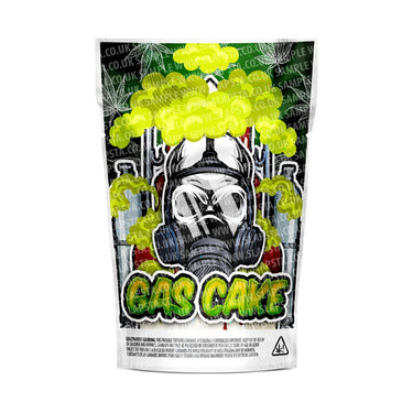 Gas Cake Mylar Pouches Pre - Labeled - 3.5g (1/8oz)