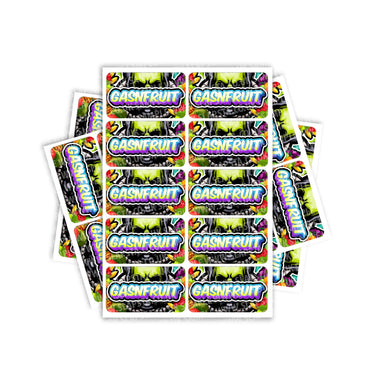 Gas N Fruit Rectangle / Pre-Roll Labels - Pre-Roll (10.16cm x 6.7cm) / 10