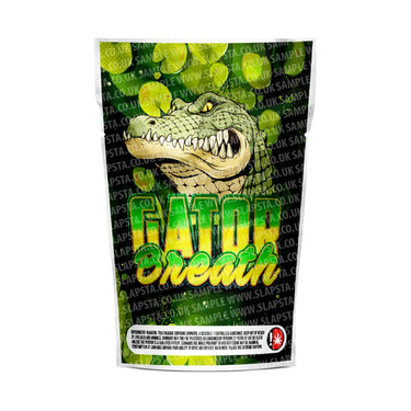 Gator Breath Mylar Pouches Pre-Labeled - 3.5g (1/8oz) / No / 16pcs