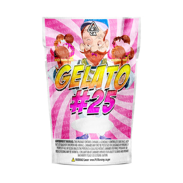 Gelato #25 Mylar Pouches Pre-Labeled - 3.5g (1/8oz) / No / 16pcs