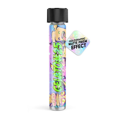 Gelato 25 SFX Glass Pre-Roll Tubes Labeled - 10pcs