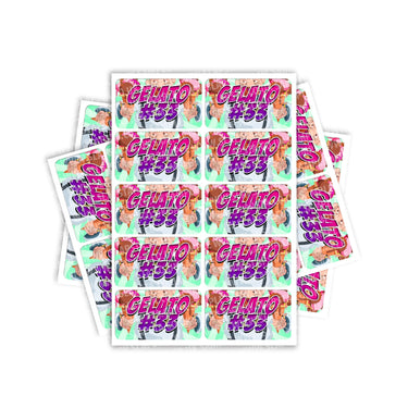 Gelato 33 Rectangle / Pre-Roll Labels - Pre-Roll (10.16cm x 6.7cm) / 10