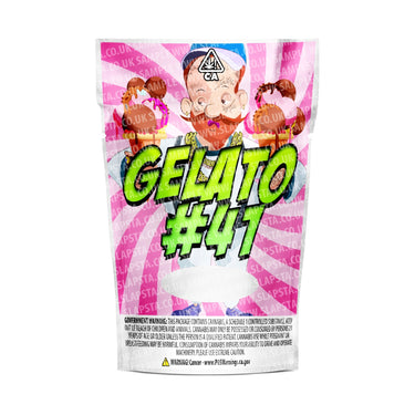 Gelato 41 Mylar Pouches Pre-Labeled - 3.5g (1/8oz) / No / 16pcs