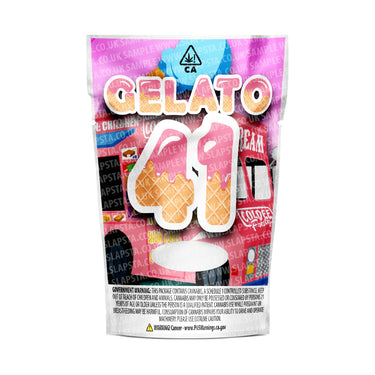 Gelato #41 Mylar Pouches Pre-Labeled - SLAPSTA
