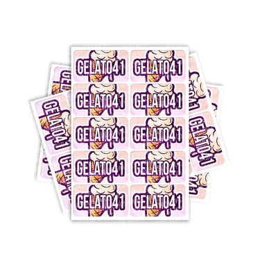 Gelato 41 Rectangle / Pre-Roll Labels - Pre-Roll (10.16cm x 6.7cm) / 10