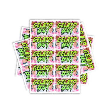 Gelato 41 Rectangle / Pre-Roll Labels - Pre-Roll (10.16cm x 6.7cm) / 10