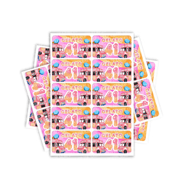 Gelato 41 Rectangle / Pre-Roll Labels - Pre-Roll (10.16cm x 6.7cm) / 10