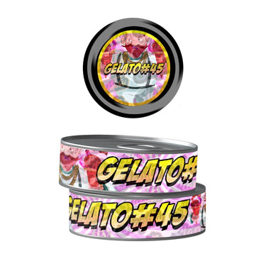 Gelato 45 Pre - Labeled 3.5g Self - Seal Tins - 60pcs