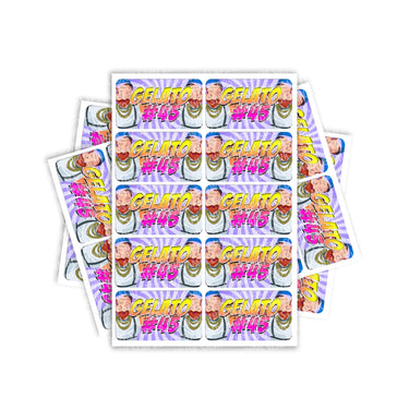 Gelato 45 Rectangle / Pre-Roll Labels - Pre-Roll (10.16cm x 6.7cm) / 10