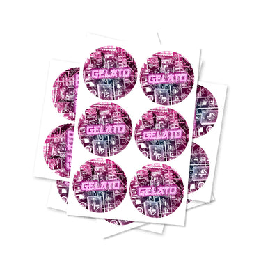 Gelato Circular Stickers - 2.5cm