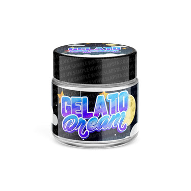Gelato Dream Glass Jars Pre - Labeled - 3.5grams (1/8oz)